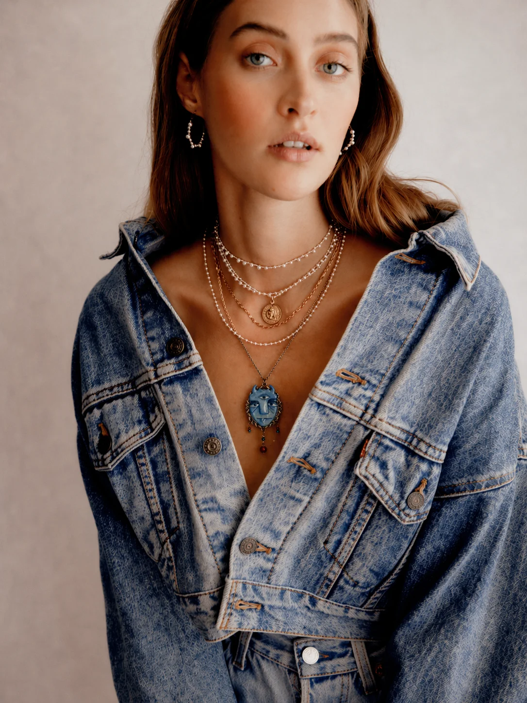 Blue Div Necklace